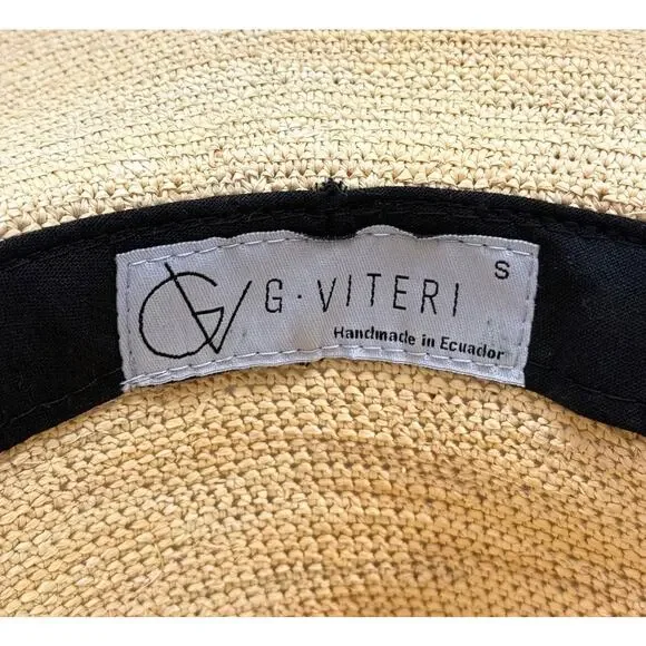 G. Viteri Scalloped Straw Hat - Picture 6 of 7